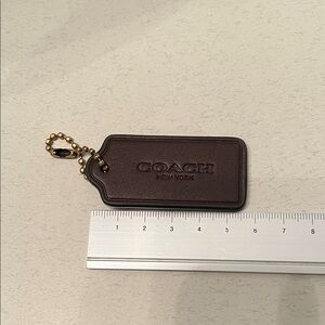 Coach Hang Tag in Maple